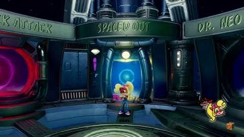 Crash Bandicoot 2 (N-Sane Trilogy) - Level 25: Spaced Out: The Multicolored Gem Path