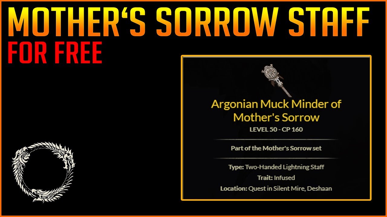 Top 36+ imagen eso mother’s sorrow lightning staff