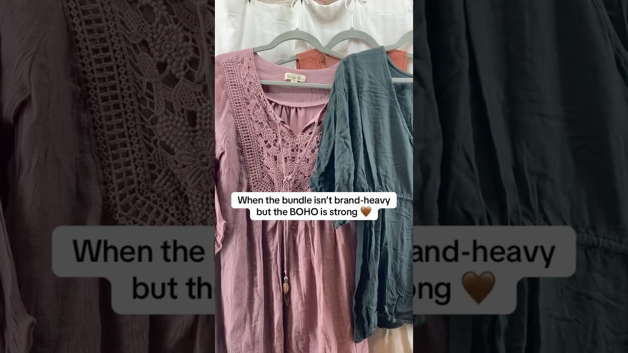 Not brand-heavy, but the BOHO is strong😍 Style-driven bundles sell 