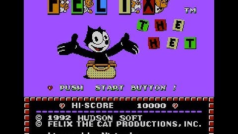 Russian Game Overs: Felix the Cat (NES)