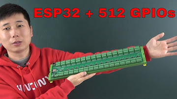 Crazy ESP32 board! KC868-A256 512 GPIOs For Home Assistant By ESPHome