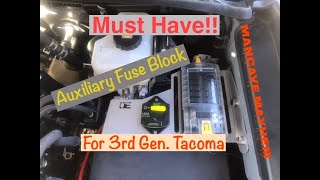 3rd Gen Tacoma Auxiliary Fuse block
