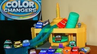 Disney Cars Color Changers Ramone Playset With Color Shifters By Mattel W Wingo, Boost, Snotrod
