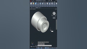 AutoCAD 3D, 3D Modeling, socket wrench #shorts #autocadd