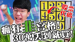 用30萬亂丟股票代碼，丟到就買！兩週後會爆賺還是慘賠！？｜啾啾鞋