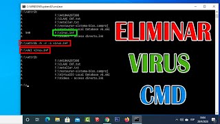 Como Eliminar Virus  Ocultos desde CMD en Windows 10 | RESUELTO |