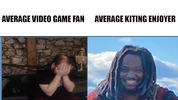 Average Video Game Fan VS Average Kiting Enjoyer
