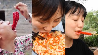 ASMR Mukbang Chinese Spicy Food Challenges 🌶🌶🌶 Tik Tok China Collection #2