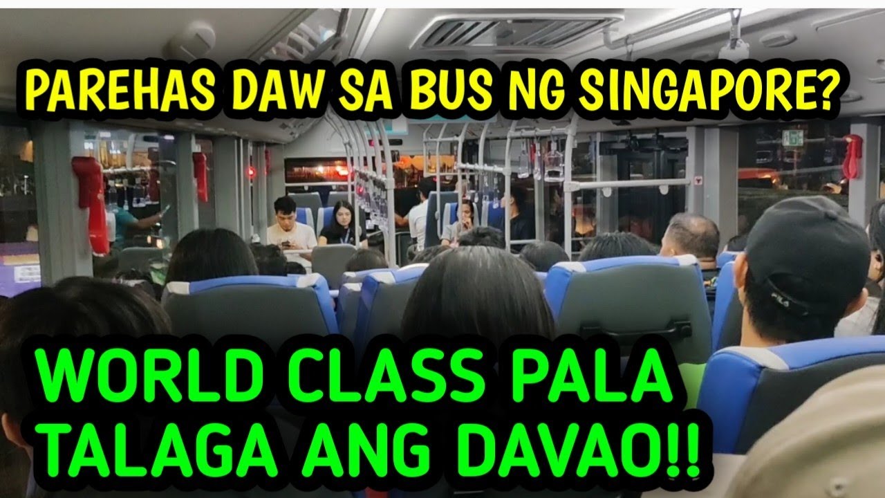 FIRST DAY MAG SAKAY SA DAVAO CITY BUS DOWNTOWN TO PANACAN