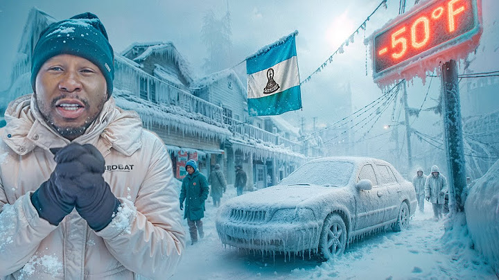 i survived the coldest country in africa -10°C, -14°F 🇱🇸