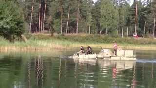 SKOT OT-64 armoured vehicle on the water