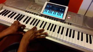 Video thumbnail of "Amamos tu presencia Miel San Marcos tutorial piano"