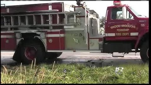Fire truck catches fire on interstate 65
