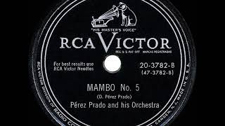 Miniatura del video "1st RECORDING OF: Mambo No. 5 - Perez Prado (1949 or 1950)"