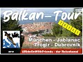 BALKAN | In 15 Tagen durch 10 Länder | Teil-1 | Mit dem Motorrad von München nach Dubrovnik
