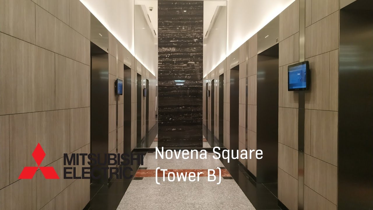 Mitsubishi lifts at Novena Square (Tower B)