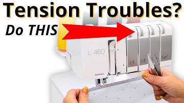 Serger Tension TROUBLES? FIXED in 5 Minutes GUARANTEED!