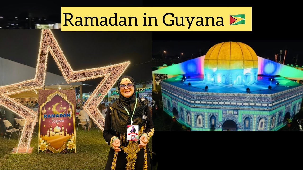 Национальный Рамаданский поселок | Реплика Купола Скалы, рынок и кафе для ифтара 🇬🇾