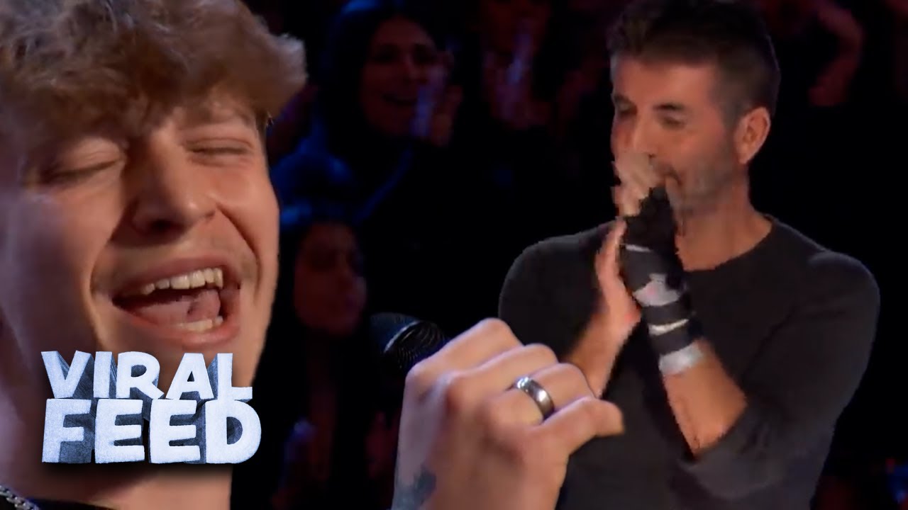 PHENOMENAL Singer On America's Got Talent 2022 Gets Simon On His Feet! |  VIRAL FEED - YouTube