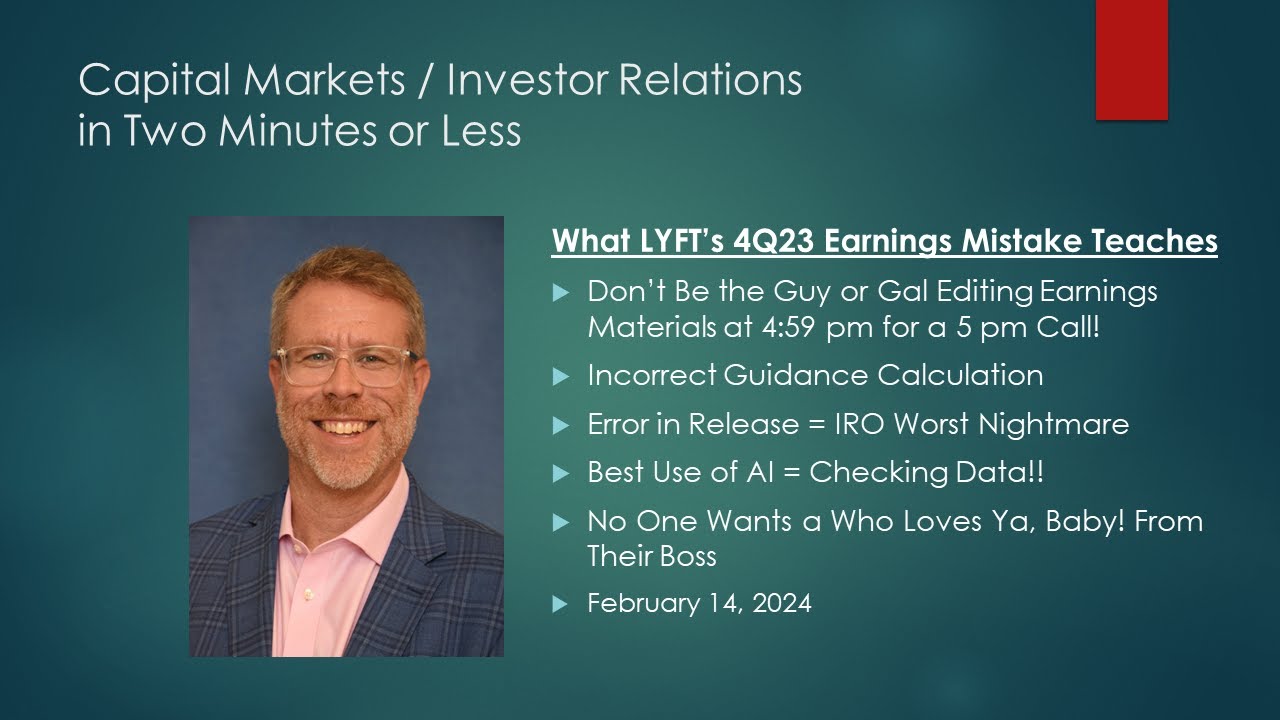 What LYFTs 4Q23 Earnings Mistake Teaches Us