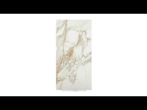 Ivory marble with gold veins soft touch video