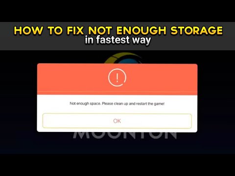 HOW TO FIX NOT ENOUGH SPACE PLEASE CLEAN UP AND RESTART THE GAME | Mobile Legends