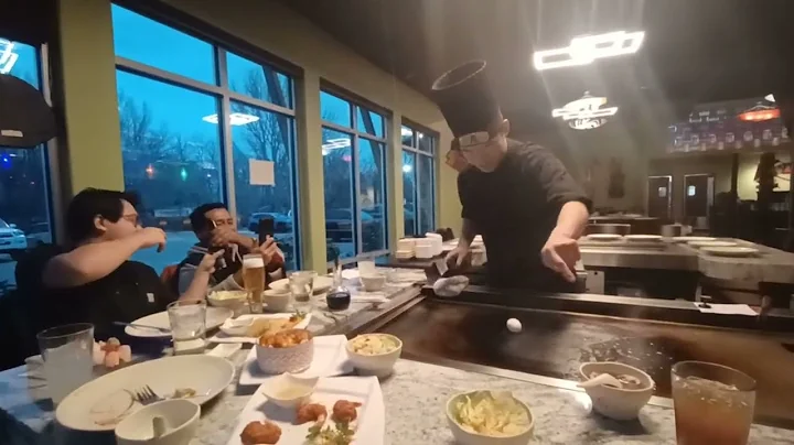 Masa Hibachi Work dinner (Olga and Luis') first time