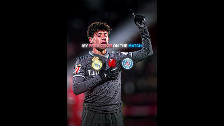 My Prediction For The Match Between Real Madrid Vs PSG... 🔥🤩 #shorts #recommended #psg #realmadrid