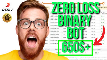 🤑BINARY BOT ZERO LOSS 2023 👑 | NEVER LOSS BINARY BOT | DERIV BOT NO LOSE | HINDI