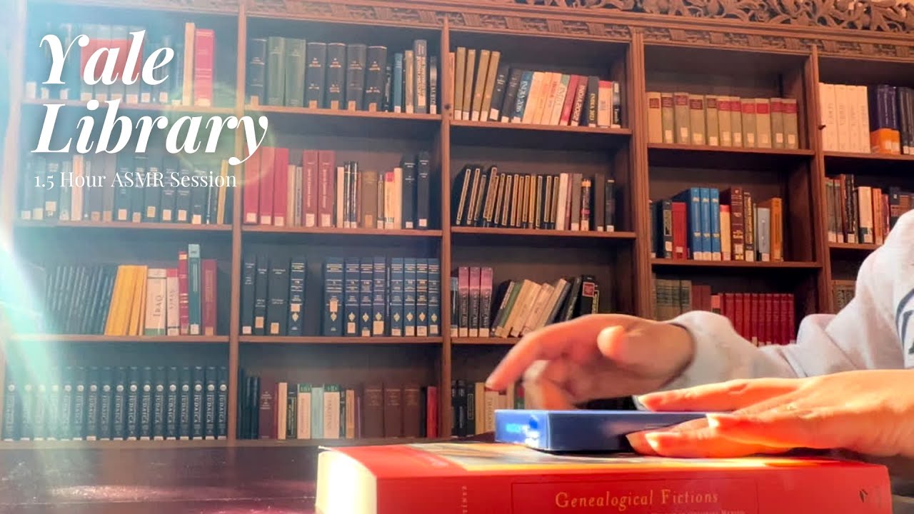 Asmr Library Study Yale Library - 1.5 hour ASMR study with me - YouTube