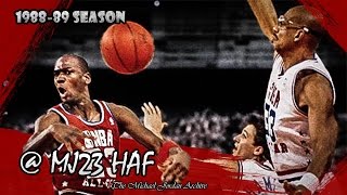 Michael Jordan Highlights (1989 All-Star Game) - 28pts
