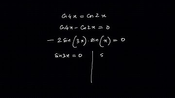 05: Solve cos 4x = cos 2x