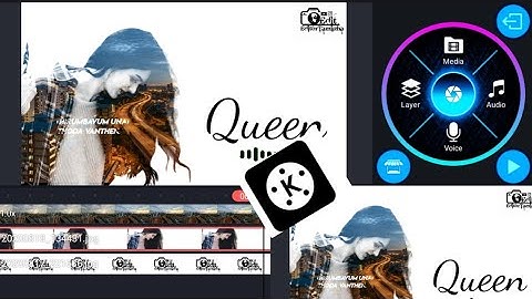 Double Exposure Lyrical status in kinemaster !! How to edit video in kinemaster!! Status editing