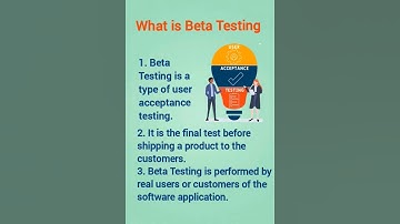 what is Beta testing? types of acceptance testing #softwaretesting #manualtesting  #softwareengineer