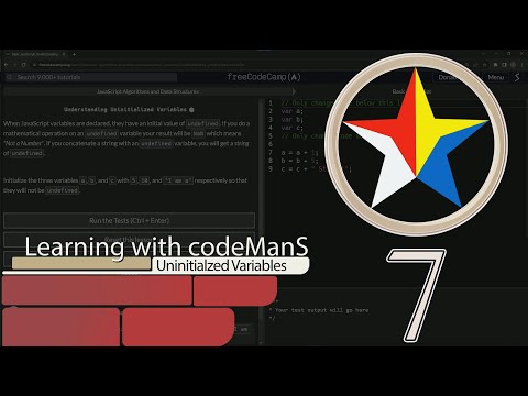 JavaScript Basic 7: Initializing Variables | FreeCodeCamp | JS Algorithms and Data Structures