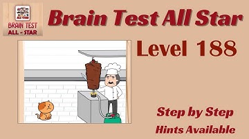 Brain Test All Star Level 188 – Quick & Easy Solution!