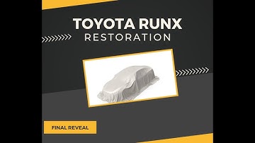 Toyota RunX restoration. Final Reveal