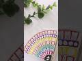 Draw an easy mandala with me 🌈✍️✨#art #mandaladesign #drawing #shortvideo #trending #painting #fyp