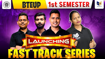 BTEUP 1st Semester Fast Track Series Launching | Up Polytechnic 1st Semester 2025