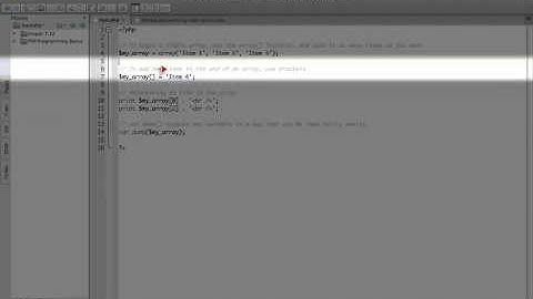 22. How to work with simple arrays and use var_dump() (a Drupal how-to)
