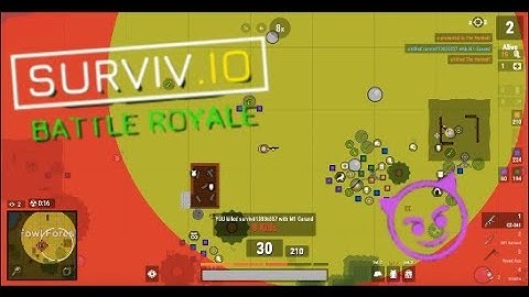 Surviv.io 9 Kill 1st Place Game (Savannah Mode)
