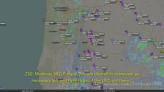 Oregon UAP/UFO mystery - Radar analysis and ATC - December 2024