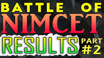 Battle of NIMCET Result Part - #2 || These are the topper || Amit Katiyar