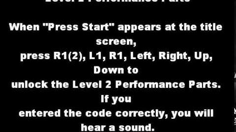 Need 4 Speed Underground 2 PS2 CHEATS AND BONUS