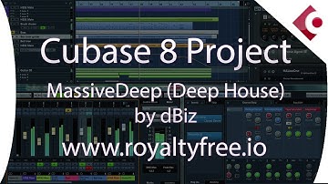 Cubase Deep House Template - MassiveDeep by dBiz www.royaltyfree.io