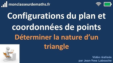 Déterminer la nature d