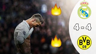 ملخص مباراة ريال مدريد وبوروسيا دورتموند 4 4 دوري الابطال 2017 جنون الشوالي وفهد العتيبي HD