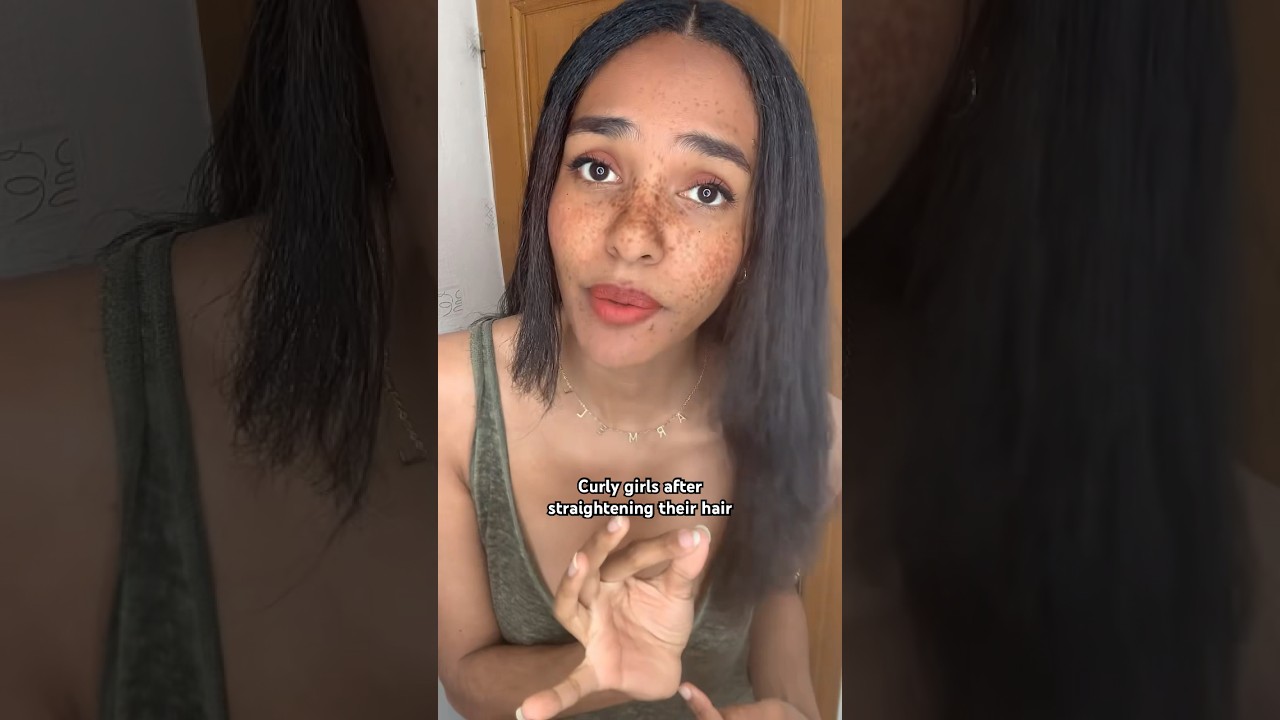 ❤️‍🔥 Curly girls dramatic hair change 🙀 