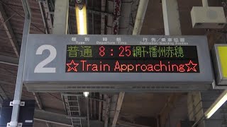 土休日限定の多層建て列車】JR京都線｢普通 網干・播州赤穂行き｣ 223系