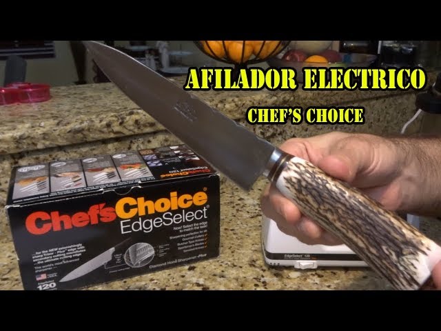 CHEF'S CHOICE Afilador Cuchillos Eléctrico,Al 4-1/8plg